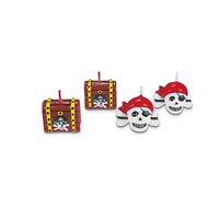 Staedter Pirate Ensemble de Bougies, Multicolore, 4 pièces