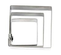 Staedter terrasse Lisse Emporte-pièce en Forme de carré, Argent
