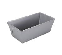 Städter We Love Baking Moule à pain argenté 20 x 10,5 cm Hauteur 7 cm En métal avec revêtement anti-adhésif Capacité 1200 ml