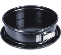 Städter We love baking Serie Moule à charnière EMAILLE Ø 24 cm / H 7 cm Noir avec fond plat