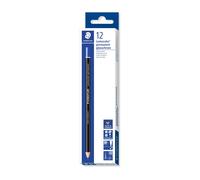 Staedtler 108 20-3 Lumocolor Permanent Glasochrom Dry Marker Pencil - Blue (Pack