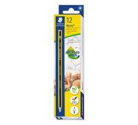 Staedtler Crayons à papier Noris 120-1 Dureté B Mine 2 mm Hexagonaux Lot de 12