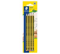 STAEDTLER 121-S BK5D Noris School Lot de 5 crayons graphite 2B, B, HB, H, 2H Noir