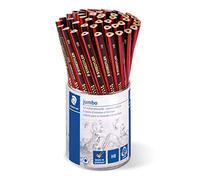 Staedtler 1285-2KP50 - Crayon graphite d'apprentissage Noris Club Jumbo, degré de dureté HB, présentoir de 50 crayons