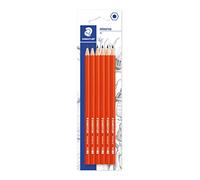 STAEDTLER 13060BK6DA Minerva Crayon à papier dur HB avec 6 crayons