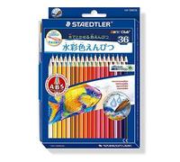 Staedtler 14410nd36 Pack De 36 Crayons De Couleur Aquarellable Couleurs Assorties + Pinceau Ps2