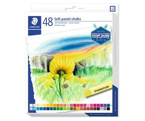 STAEDTLER® 2430 C48 Pastels tendres, étui de 48 pièces