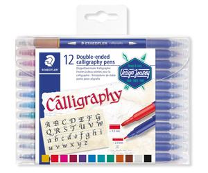 STAEDTLER® 3005 CA-1 Présentoir de feutres à pointe fine pour calligraphie