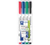 STAEDTLER 301WP4 - Marqueur pour tableau blanc, 1 mm, 4 couleurs