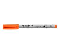 Staedtler 311-4 VE Lumocolor Boîte de 10 Feutres non permanent pointe ogive superfine 0,4 mm orange