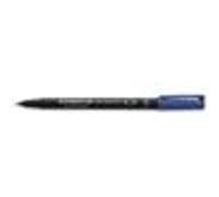 Staedtler Marqueurs permanents Lumocolor CF10PENNA – Pointe ultra-fine 0,4 mm – Lot de 10 Bleu