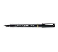 STAEDTLER Lot de 10 Marqueurs permanent "Lumocolor 313S" Pte Fine 0,4 mm Noir