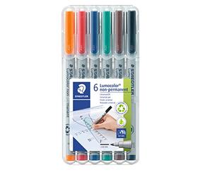 Staedtler 316 WP6 Penna F Non-Permanente, 6 Pezzi