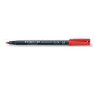 Staedtler 317-2 marqueur indélébile Pointe ogive Rouge 10 pièce(s)