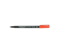 Staedtler 317-2 Marqueur Indélébile Pointe Ogive Rouge 10 Pièce(S)
