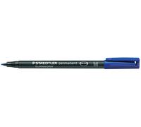 STAEDTLER 317BL - Feutre permanent universel M/1,0 mm/bleu