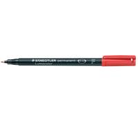 STAEDTLER 318RT - Feutre permanent universel F/0,6 mm/rouge
