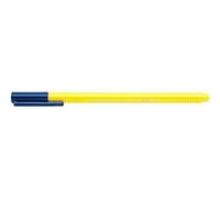 STAEDTLER 323-10 feutre triplus couleur, environ 1,0 mm, tige triangulaire, lavable, 1 pièce dans un étui en carton, jaune clair