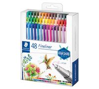 STAEDTLER® 334 C48-C Fineliner triplus 48ST Design J.
