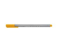 Staedtler 33416fineliner Triplus, Or Ocre, Pointe Tige, Étanche, Triangulaire, Env. 0, 3mm, 10pièces Dans Un Étui En Carton