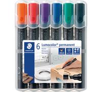 STAEDTLER 350WP6 - Marqueur permanent, 2-5 mm, lot, 6 couleurs