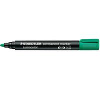 Staedtler – Marqueur permanent Lumocolor 352 – Pointe ogive 2 mm – Vert