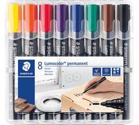 STAEDTLER 352WP8 - Marqueur permanent, 2 mm, 8 couleurs