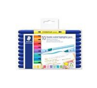 Staedtler 3620 TB10 Lot de 10 surligneurs à double pointe