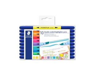 Staedtler 3620 TB10 Lot de 10 surligneurs à double pointe