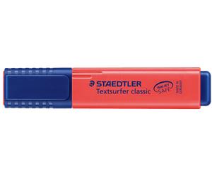 STAEDTLER 364-2 - Surligneur, pointe biseautée, rouge