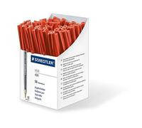 Staedtler 430 M-2cp5 Stick 430 Stylo Bille Pointe Moyenne Rouge Boîte De 50
