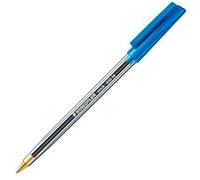Staedtler Stylo bille Stick 430 M-3CP5 Pointe moyenne Bleu Boîte de 50