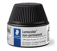 4x STAEDTLER 487 15-9 Lumocolor Refill-Station non-permanent schwarz