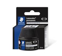 Staedtler 488 50-9 Encre de recharge pour marqueur Noir | Kit de recharge pour marqueurs permanents 350 et 352 - remplissage propre - Réf. 488 50-9