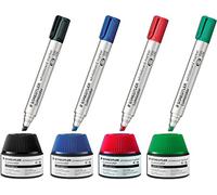 Staedtler 488 51 Lumocolor Whiteboard marker Recharge chargement pour 351/351 B, 15 20 x remplissage 4 Farben + 4 Stifte