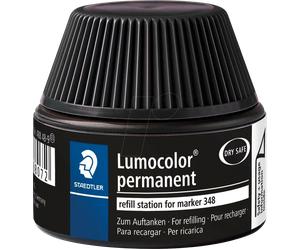 STAEDTLER 488489 - Station de recharge, marqueur permanent Lumocolor 348, noir