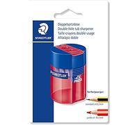 Staedtler 512 006 BKST Noris Blister de Taille-crayon double usage pour crayons graphite standards/gros module 10,2 mm de diamètre