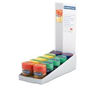 Staedtler 512 006 Taille-crayon 2 usages Couleurs assorties Lot de 10