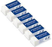 STAEDTLER 526 53 gomme à effacer Mars plastic mini sans phtalate et sans latex, 6 pièce(s)