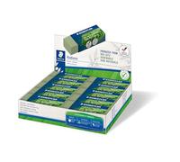 STAEDTLER 526 80 Gomme - 20 pièces, pour enfants | 56 % de matières premières naturelles, 65 x 23 x 13 mm, ni latex - Réf. 526 80-5
