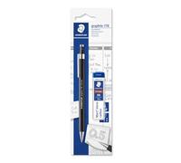 Staedtler Porte-mine 778 graphite 0,5 mm Dureté B pointe métallique en boîte de mines