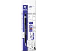 Staedtler Porte-mine 778 graphite 0,5 mm Dureté B pointe métallique en boîte de mines