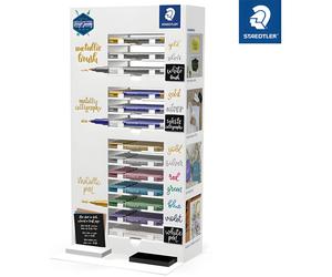 STAEDTLER® 832-SCA130 Présentoir de marqueurs métalliques avec 130 ST