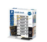 STAEDTLER® 8321-SCA70 Présentoir pinceaux métallisés et blancs 70 ST