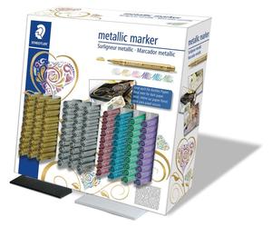 STAEDTLER® 8323 CA100 Présentoir de marqueurs métalliques Staedtler