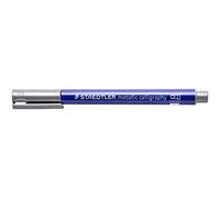 STAEDTLER 8325 Stylos de calligraphie métallisés - Argent, 10 pièces | Couvrants sur les supports clairs et foncés, pointe de 2,8 mm - pour écrire et décorer - Réf. 8325-81
