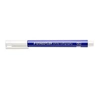 STAEDTLER 8325 Stylos de calligraphie métallisés - Blanc, 10 pièces | Couvrants sur les papiers clairs et foncés, pointe de 2,8 mm - pour le scrapbooking - Réf. 8325-0