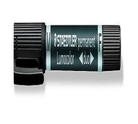 Staedtler Lumocolor Marqueur permanent Lumocolor Duo - Pointes fine et moyenne 1.5 mm - Noir