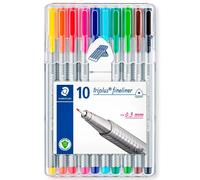 Staedtler Fineliner triplus – étui de 10