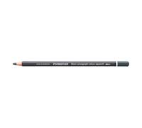 STAEDTLER Crayon aquarellable Anthracite - Crayon d’artiste soluble dans l’eau au format hexagonal - Mine de 3,6 mm, haute intensité de couleur et résistance à la lumière